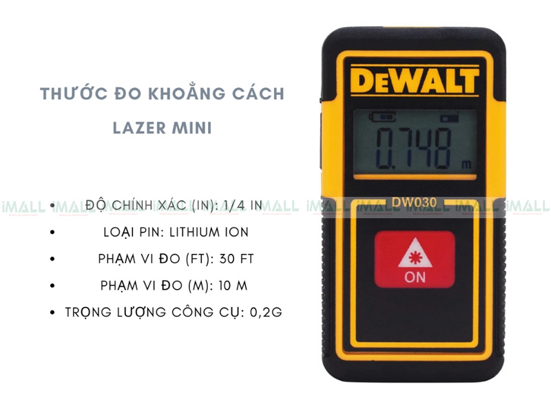 Thương hiệu máy đo khoảng cách Dewalt