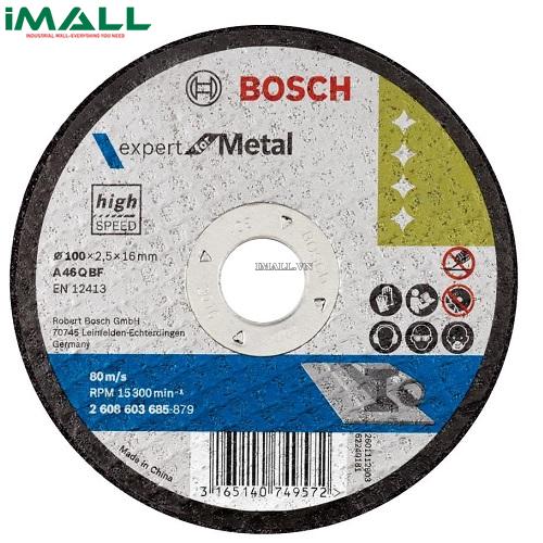 Đá cắt sắt tốc độ cao BOSCH 2608603685 (100x2.5mm)0