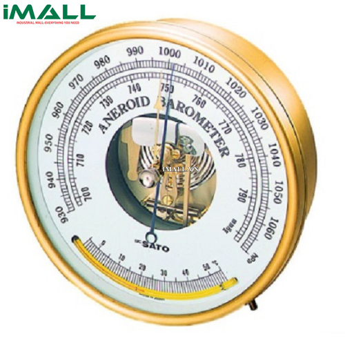 Đồng hồ đo áp suất (cơ) và nhiệt độ thủy ngân skSATO 7610-20 (930~1070 hPa, -10~50°C)