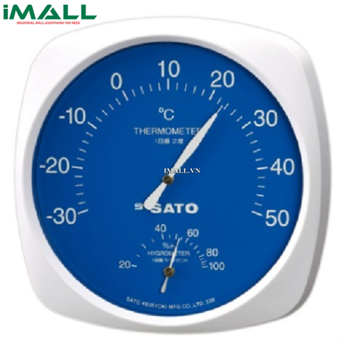 Đồng hồ đo nhiệt độ, độ ẩm kiểu cơ skSATO TH-200 ( -30~50°C, 20~100%)