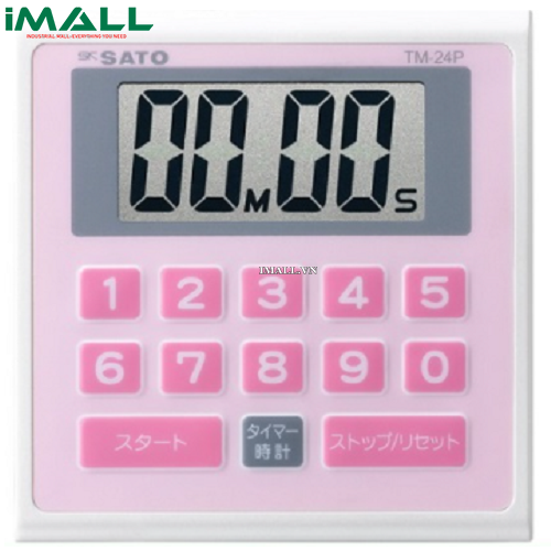 Đồng hồ hẹn giờ dùng trong nhà bếp skSATO TM-24P (1703-21) (chống nước, đếm lên/xuống)0