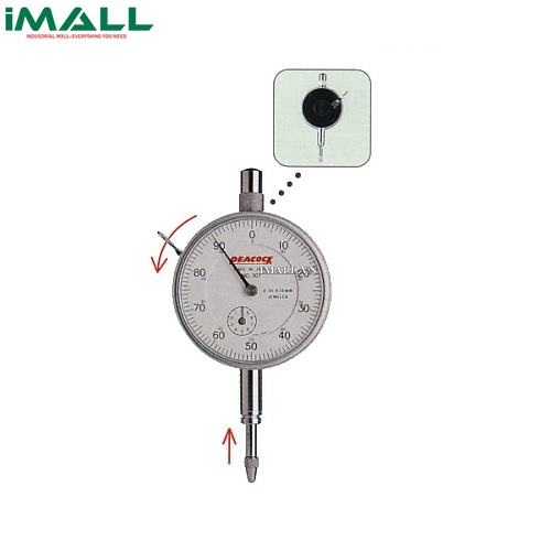 Đồng hồ so Peacock 107-BL (10mm, 0.01mm)0