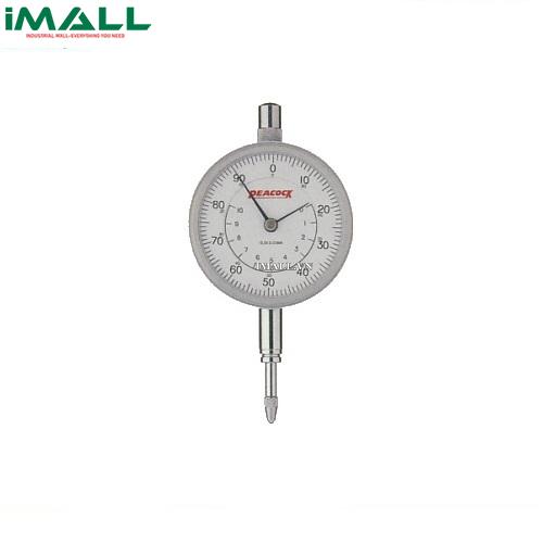 Đồng hồ so Peacock 107W (10mm, 0.01mm, 2 kim)0