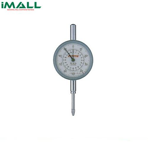 Đồng hồ so Peacock 207W (20mm, 0.01mm, 2 kim)0