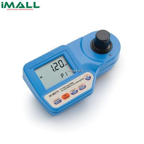 Máy đo Clo thang đo cực cao HANNA HI96771 (0 - 500 mg/L (ppm))0