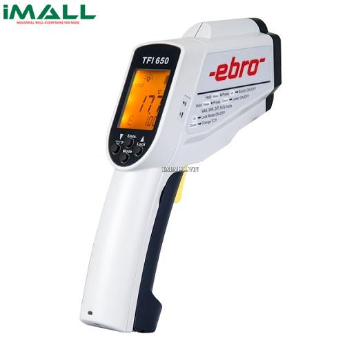 Máy đo nhiệt độ bằng hồng ngoại và Sensor ngoài đo tâm sản phẩm EBRO TFI 650 (1340-1783) (-60°C–1500°C, 50:1)