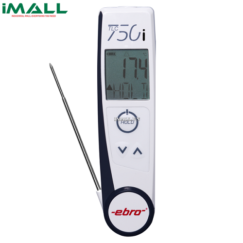 Máy đo nhiệt độ hồng ngoại thực phẩm (đầu dò có thể gập) EBRO TLC 750i (1340-5736) (-50 °C~+250°C)