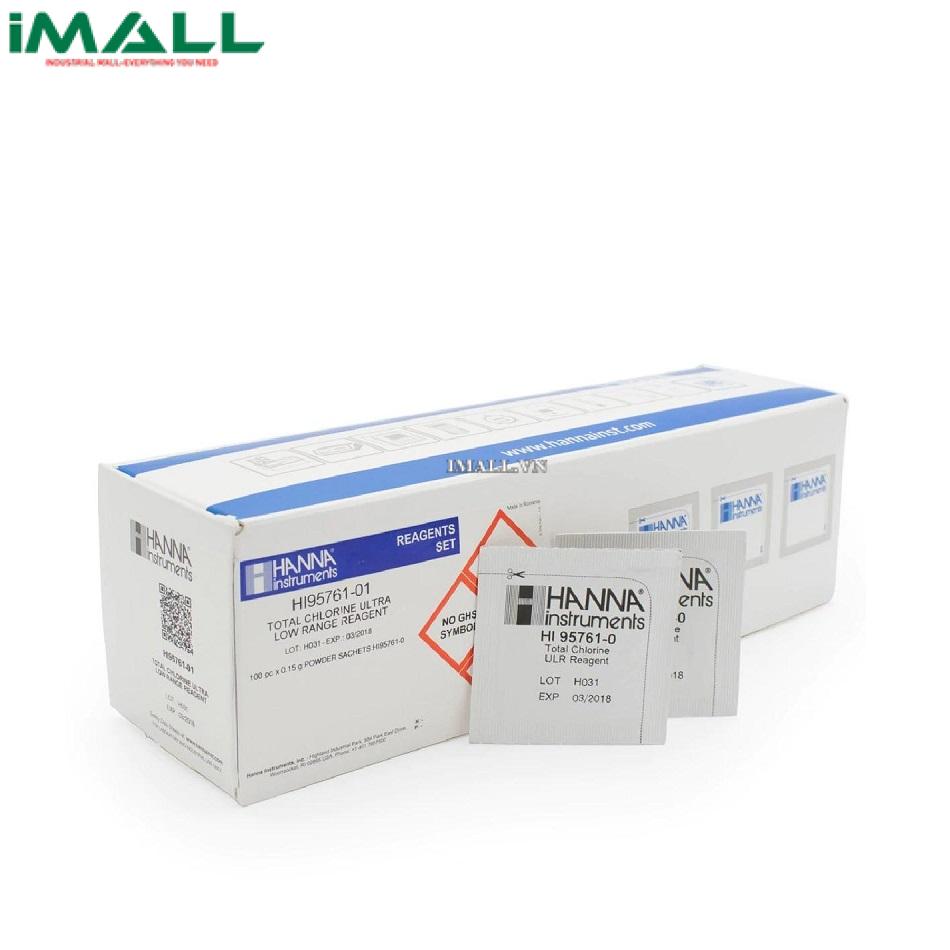 Thuốc thử Clo tổng (thang thấp) HANNA HI95761-01 (100 lần thử)0