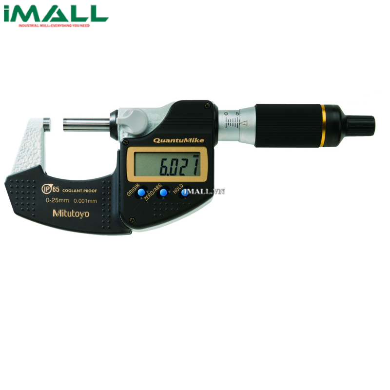 Panme đo ngoài điện tử chống nước Mitutoyo 293-145-30 (0-25mm/0.001mm, 2mm/vòng xoay)0