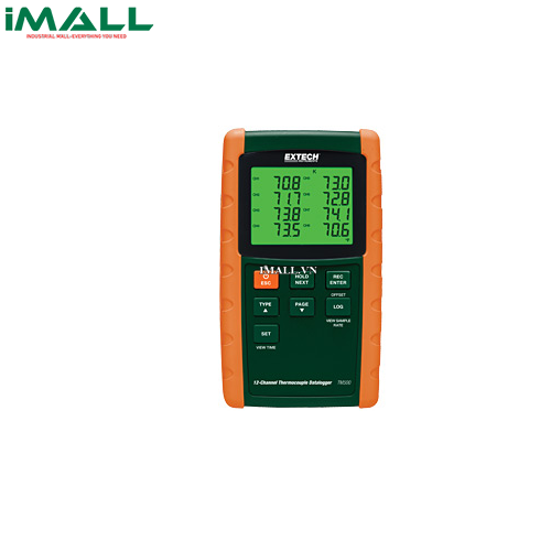 Bộ ghi dữ liệu nhiệt độ Extech TM500 (12 kênh, 6 loại cặp nhiệt độ)0
