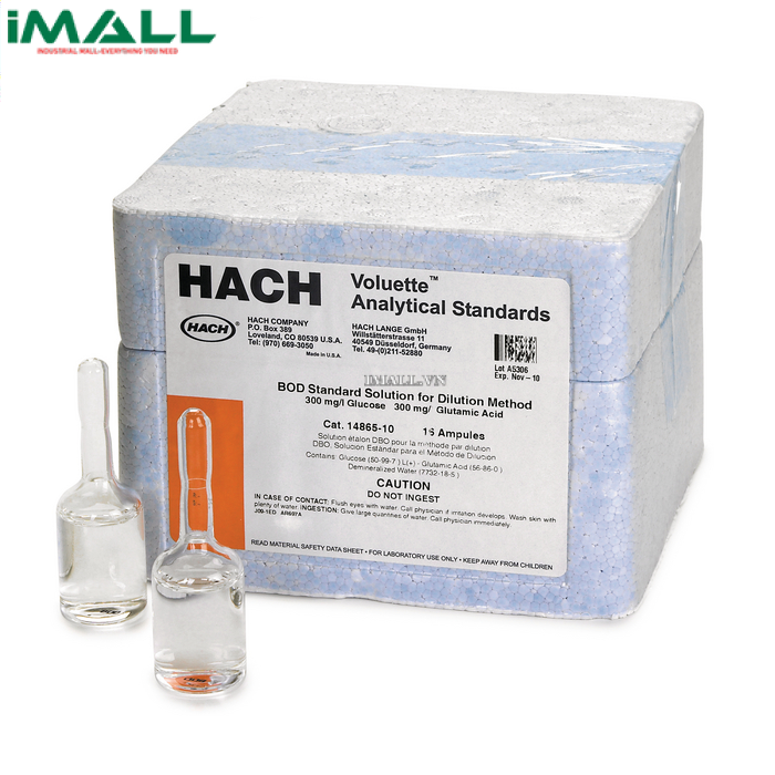 Bộ thuốc thử BOD 300 mg/L Hach 1486510