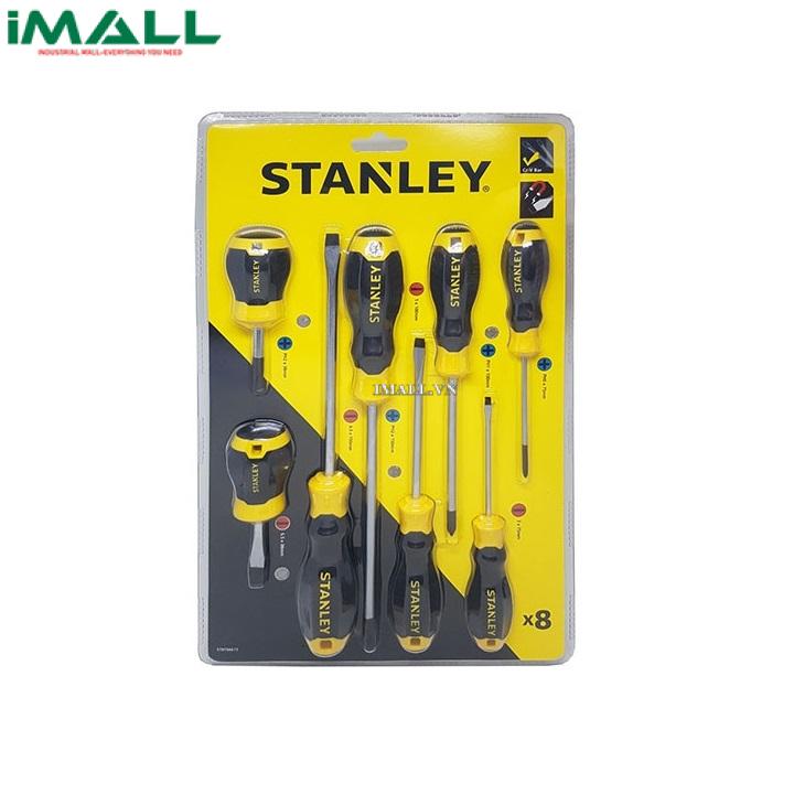 Bộ tuốc nơ vít dẹp và bake 8 cây Stanley STMT66673