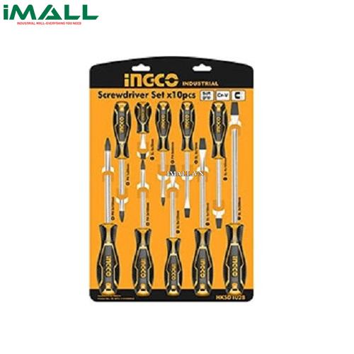 Bộ tuốc nơ vít (tô vít) 10 chi tiết INGCO HKSD1028