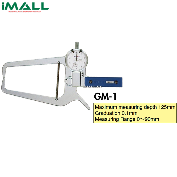 Compa đồng hồ đo ngoài TECLOCK GM-1 (0～90mm/0.1mm)