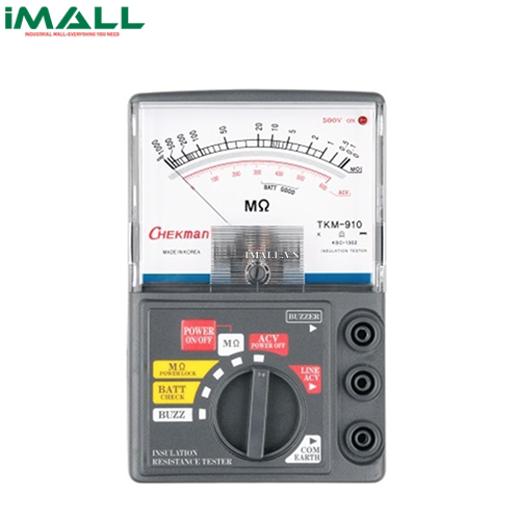 Đồng hồ đo điện trở cách điện CHEKMAN TKM-910 (dạng kim, 500V/1000MΩ)