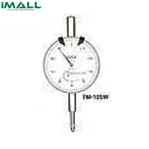 Đồng hồ so TECLOCK TM-105Wf (5mm/0.01mm; Lưng phẳng)0