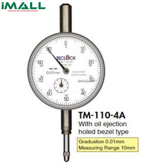 Đồng hồ so TECLOCK TM-110-4A (10mm, 0.01mm)