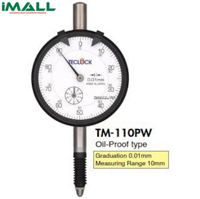 Đồng hồ so TECLOCK TM-110PW (10mm, 0.01mm)