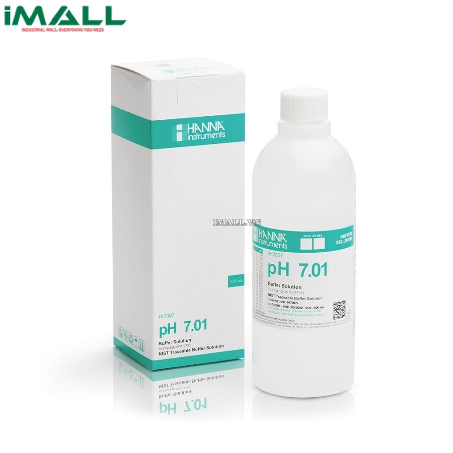 Dung Dịch Hiệu Chuẩn pH 7.01 HANNA HI7007L (Chai 500mL)