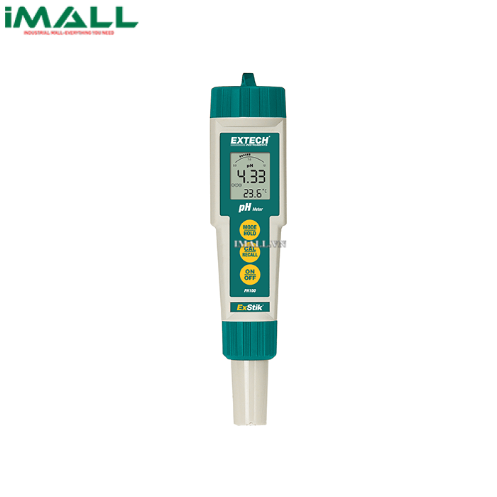 Máy đo độ PH chống nước Extech PH100 (0.00 ~14.00pH, 0.01pH)