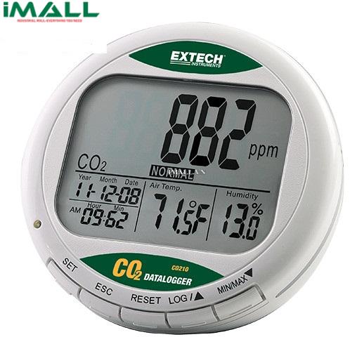 Máy đo khí CO2, nhiệt độ, độ ẩm trong nhà Extech CO210 (0 đến 9,999ppm, dataloger)