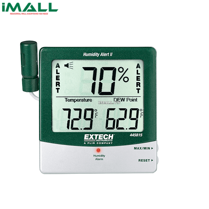 Máy đo nhiệt độ, độ ẩm, điểm sương Extech 445815 (trong nhà, ngoài trời)0