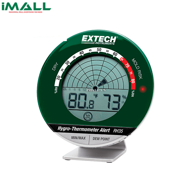 Máy đo nhiệt độ, độ ẩm, điểm sương hiển thị kiểu radar Extech RH35 (-10~60 °C, 10-99%)0