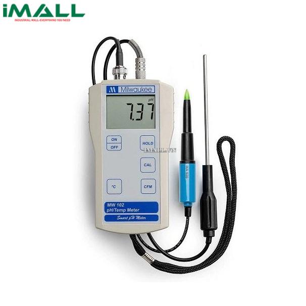 Máy đo pH/nhiệt độ điện tử MILWAUKEE MW102 (-2.00~16.00 pH)