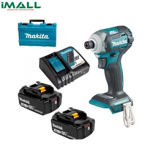 Máy khoan vặn vít dùng pin Makita DTD170RME (18V:4Ah)0