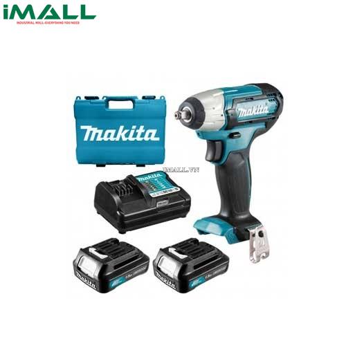 Máy siết bu lông dùng pin Makita TW140DSYE (SET 1.5Ah) (12V )0