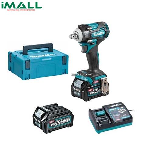 Máy siết bu lông dùng pin Max Makita TW001GM204 (SET 40V:4Ah) (40V )