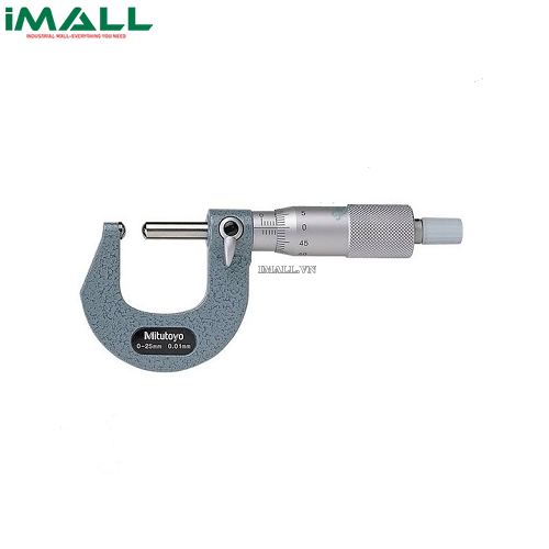 Panme đo ngoài cơ khí đo chiều dày thành ống Mitutoyo 115-215 (0-25mm/ 0.01mm)