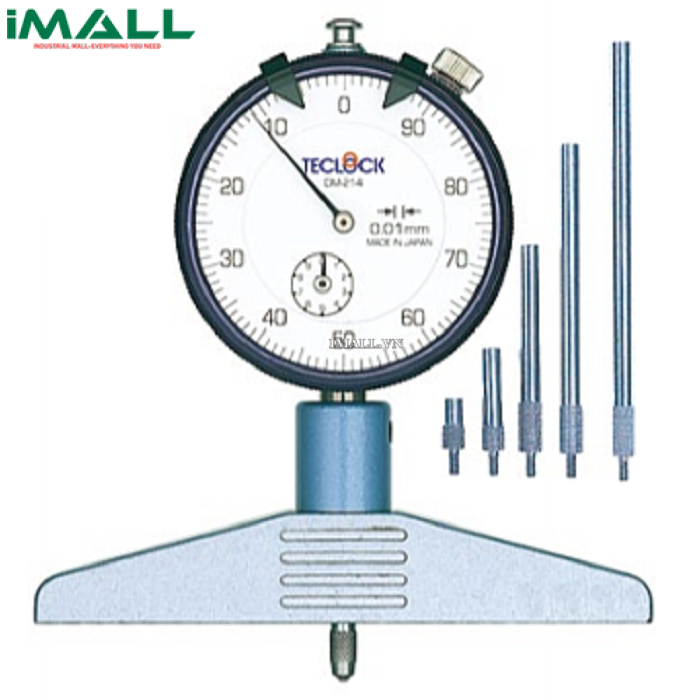 Đồng hồ đo độ sâu kiểu cơ TECLOCK DM-214 (10mm/0.01mm)0