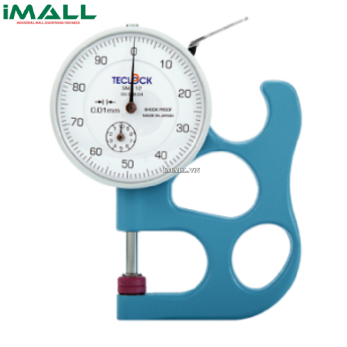 Đồng hồ đo độ dày vật liệu kiểu cơ TECLOCK SM-112-40g (10mm/0.01mm)0