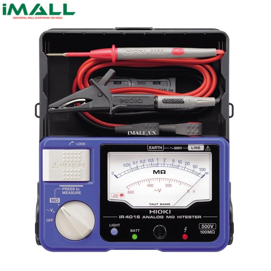 Thiết bị đo điện trở cách điện Megommet HIOKI IR4016-20 (500V, 100 MΩ)0