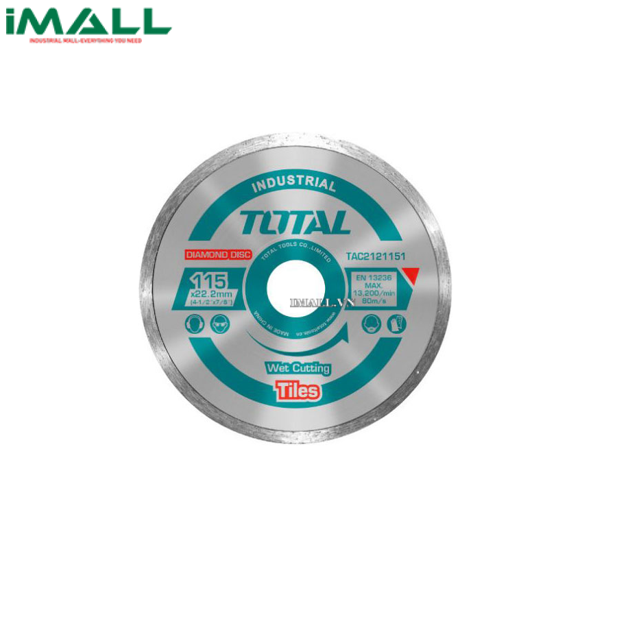 Đĩa cắt gạch ướt (125x22mm) Total TAC2121253