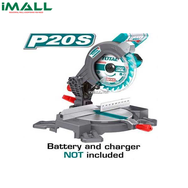 Máy cắt nhôm 210mm dùng pin (20V) Total TMS2001