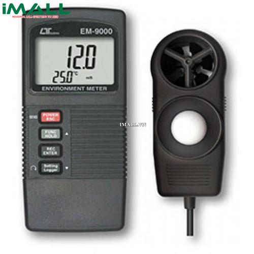 Máy đo tốc độ gió, độ ẩm, ánh sáng, nhiệt độ Lutron EM-9000