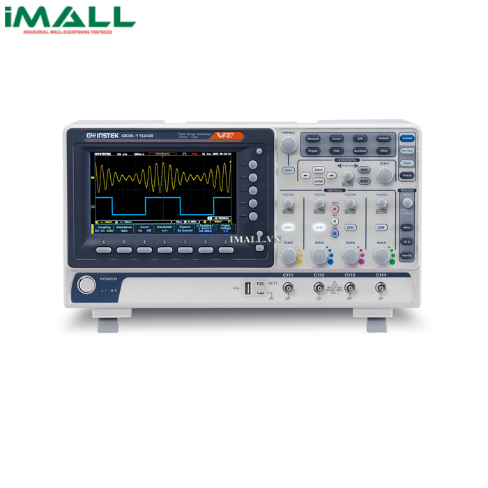 Máy hiện sóng số GW INSTEK GBS-1074 (70Mhz, 4 kênh, 1Gsa/s)0