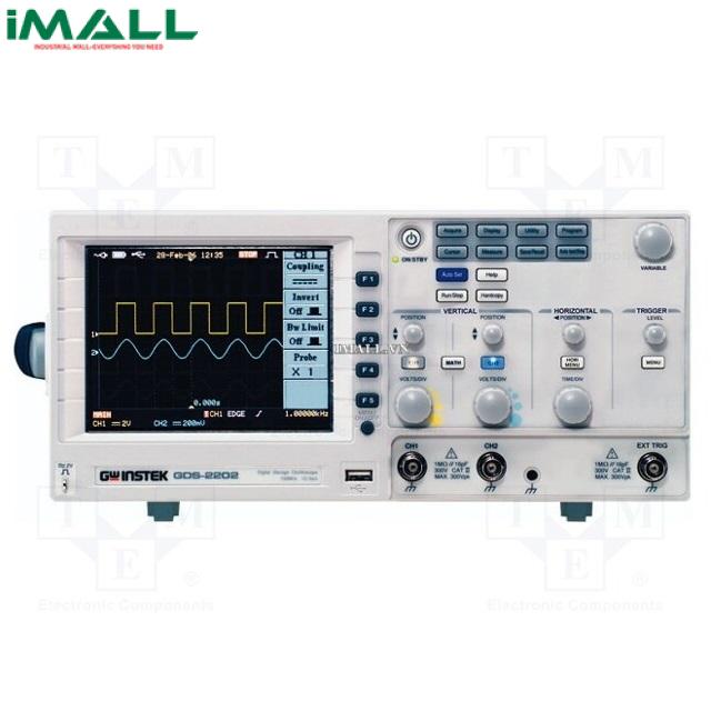 Máy hiện sóng số GW INSTEK GDS-2202 (200Mhz, 2CH,1Gsa/s)0