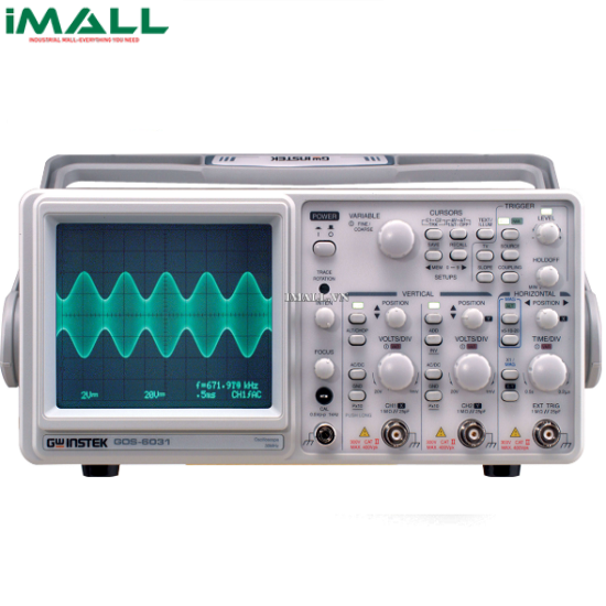 Máy hiện sóng tương tự GW INSTEK GOS-6031 ( 30Mhz, 2CH)0