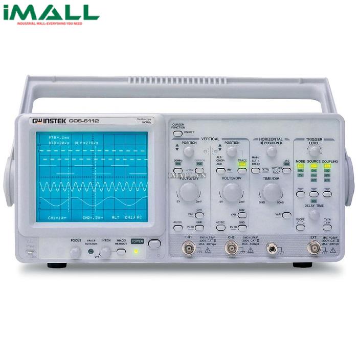 Máy hiện sóng tương tự GW INSTEK GOS-6112 ( 100Mhz, 2CH)0