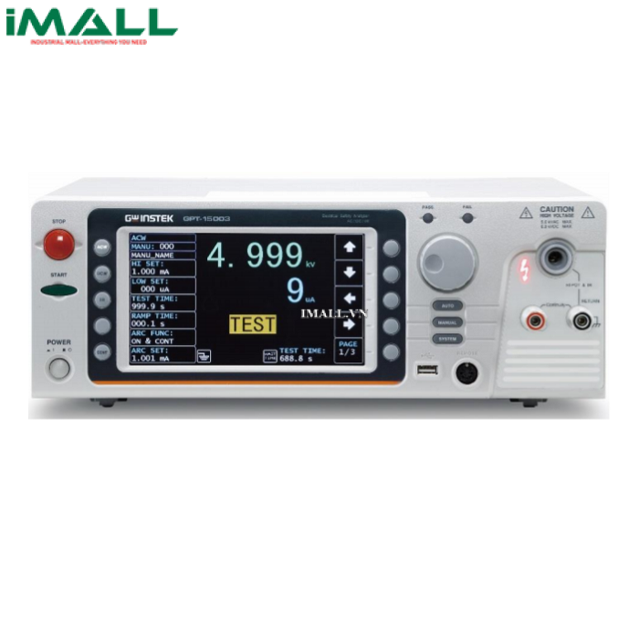 Máy kiểm tra an toàn điện GW INSTEK GPT-12004 (AC/DC/IR/GB)