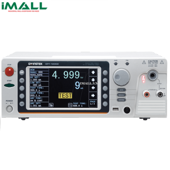 Máy kiểm tra an toàn điện GW INSTEK GPT-12003 (5KV AC, 6KV DC)0
