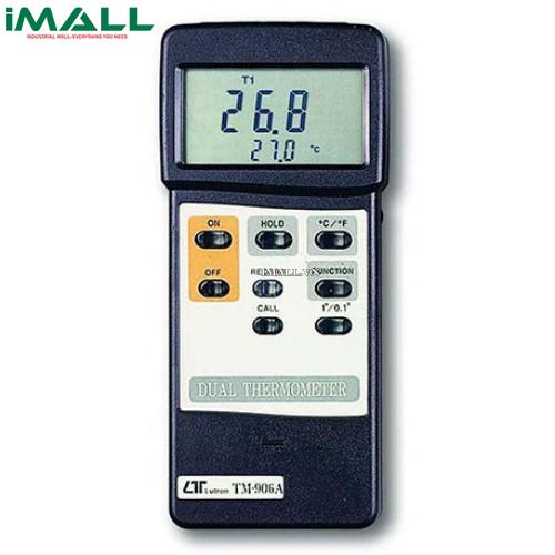 Máy đo nhiệt độ LUTRON TM-906A (K, 2 kênh)0
