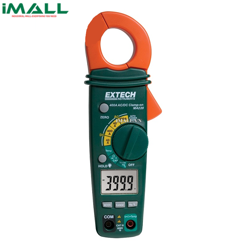 Ampe kìm đo dòng AC/DC Extech MA220 (400A)0