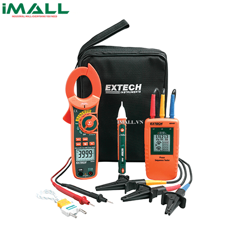 Bộ kít Ampe kìm EXTECH MA640-K (600A; true RMS)0
