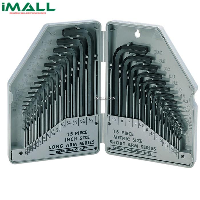 Bộ lục giác 30 cây tích hợp hệ inch & mm Pro'skit 8PK-0270