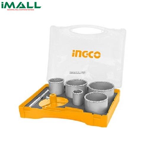 Bộ mũi khoét lỗ kiếng 7 chi tiết INGCO AKCH00710