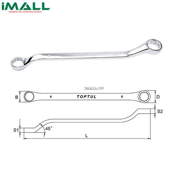 Cờ lê 2 đầu vòng toptul 45° TOPTUL AAEH10120